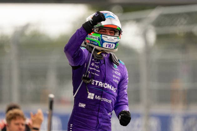F1 Grand Prix Of Miami - Andrea Kimi Antonelli Wins Andrea Kimi Antonelli (ITA) of Mercedes-AMG PETRONAS Formula One Team celebrating his win on Sunday during the 2026 Formula 1 Crypto.com Miami Grand Prix at the Miami International Autodrome on May 3, 2026. Credit: Photo by Antoine Lapeyre ABACAPRESS.COM Miami United States  Copyright: xLapeyrexAntoine ABACAx