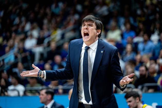 Basketball Berlin 03 05 2026 Season 2025 2026 EasyCredit BBL 1 Bundesliga Men, Men Alba Berlin NINERS Chemnitz Pedro Calles Alba Berlin, Coach