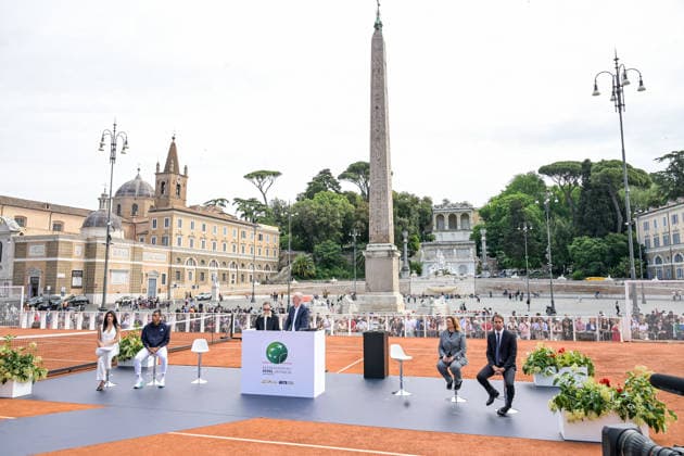 Tennis, WTA and ATP tournament in Rome, press conference