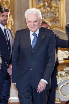 Sergio Mattarella met with the national tennis teams in Rome, Italy - 04 May 2026 Sergio Mattarella attends the meeting with the Italian women s and men s national tennis teams in Rome. Rome Italy Copyright: xEmanuelaxVertollix xSOPAxImagesx EVertolli_Quirinale_20260504(11)