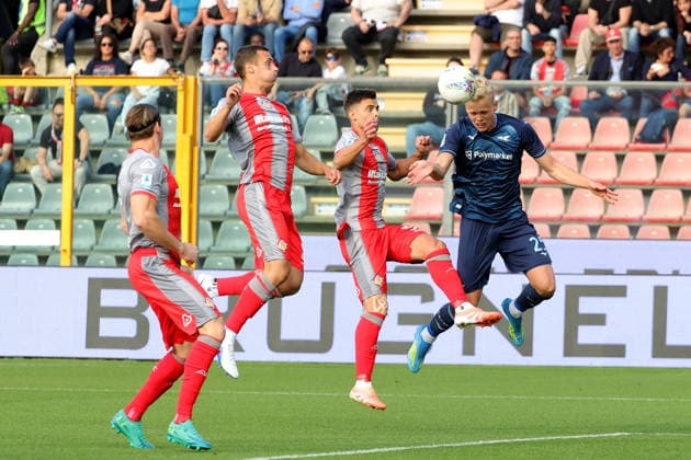 occasione goal LazioÕs Oliver Provstgaard during the Serie A soccer match between Cremonese and Lazio at the Giovanni Zini Stadium in Cremona Italy - Sunday, 4 may 2026. - Soccer .  Copyright: xAlbertoxMariani LaPressex