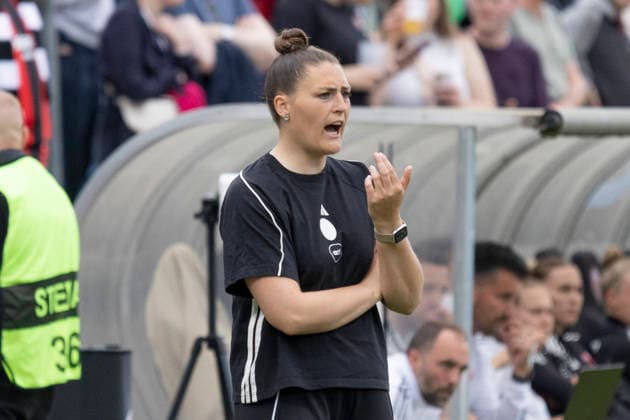 Google Pixel Womens Bundesliga Eintracht Frankfurt 1 FC Nuremberg, 04 05 2026 Isabel Bauer Coach 1 FC Nuremberg , clipping, portrait portrait, Eintracht Frankfurt 1 FC Nuremberg, Frankfurt, Stadion am Brentanobad, 4 5 2026 Copyright: xBEAUTIFULxSPORTS Gawlikx
