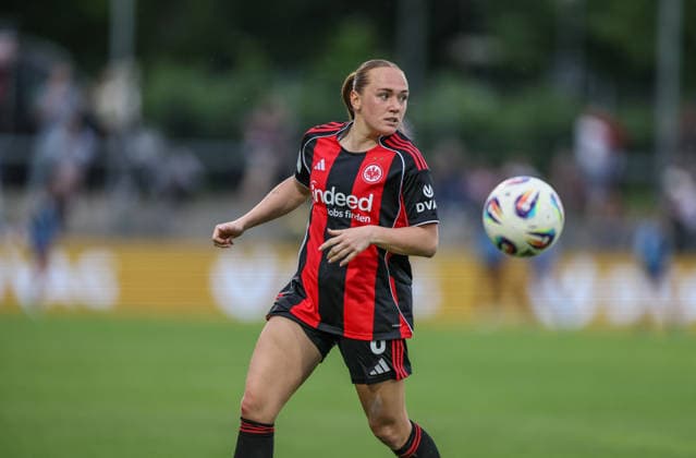 GER, Frankfurt, Eintracht Frankfurt vs FC Nürnberg, Google Pixel Bundesliga, Football, DFB, Season 2025 2026, Stadion am Brentanobad, 24 Matchday in picture Lisanne Gräwe Eintracht Frankfurt Women 8 DFB DFL REGULATIONS PROHIBIT ANY USE OF PHOTOGRAPHS AS IMAGE SEQUENCES AND OR QUASI VIDEO, 04 05 2026 Copyright: HMBxMedia HendrikxHamelau