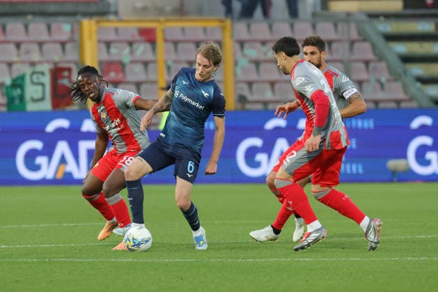 LazioÕs Nicolo Rovella during the Serie A soccer match between Cremonese and Lazio at the Giovanni Zini Stadium in Cremona Italy - Sunday, 4 may 2026. - Soccer .  Copyright: xAlbertoxMariani LaPressex