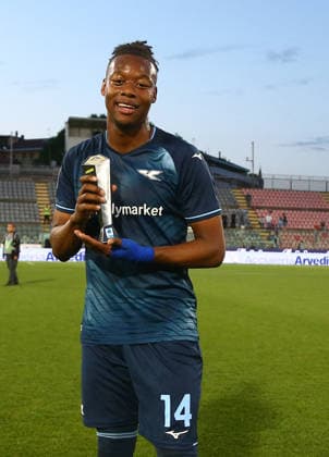 Lazio Tijjani Noslin Panini Player of the match Serie A Enilive 2025 2026 during the Serie A soccer match between Cremonese and Lazio at the Giovanni Zini in Cremona, north west Italy - LunedÃ¬ , 4 Maggio 2026. - Soccer .  Copyright: xAlbertoxMariani LaPressex