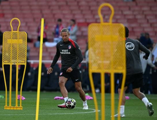 Football, CL, Atletico Madrid, Training