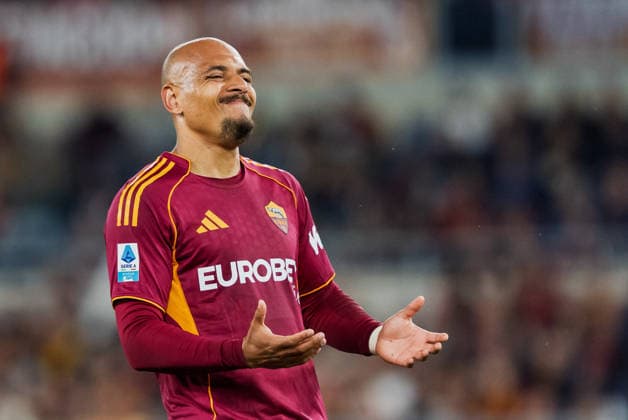 AS Roma v ACF Fiorentina - Serie A Enilive Donyell Malen of AS Roma looks dejected during the serie Serie A Enilive match between AS Roma and ACF Fiorentina at Stadio Olimpico on May 4, 2026 in Rome, Italy Rome Stadio Olimpico Lazio Italy Copyright: xGiuseppexMaffiax 260504_SerieA_Roma-Fiorentina_GM_03451