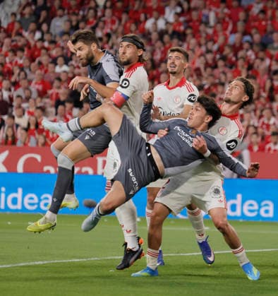 ESP: LaLiga EA Sports round 34 Sevilla v Real Sociedad; Aramburu of Real Sociedad during LaLiga EA Sports, between Sevilla v Real Sociedad played at Ramon Sanchez-Pizjuan Stadium, Seville on May 4th, 2026 in Spain; Sevilla Spain Futbol *** ESP LaLiga EA Sports round 34 Sevilla v Real Sociedad Aramburu of Real Sociedad during LaLiga EA Sports, between Sevilla v Real Sociedad played at Ramon Sanchez Pizjuan Stadium, Seville on May 4th, 2026 in Spain Sevilla Spain Futbol Copyright: xManuxGomezx xAgenciaxLOFx