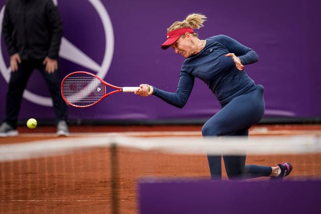 WTA125 Istanbul Open - Day Three Donna Vekic of Croatia competes against Aliona Falei of Belarus during the round of 32 match at the Istanbul Open at the Turkish Tennis Federation Training Center in Istanbul, Turkey, on May 4, 2026. Istanbul Istanbul Turkey  Copyright: xYagizxGurtugx originalFilename:gurtug-wta125is260504_np6BU.jpg