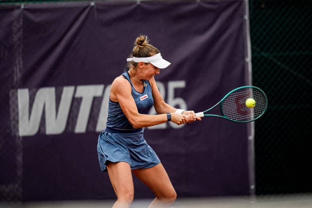 WTA125 Istanbul Open - Day Three Guiomar Maristany Zuleta De Reales of Spain competes in the round of 32 match against Anouk Koevermans of the Netherlands during the Istanbul Open at the Turkish Tennis Federation Training Center in Istanbul, Turkey, on May 4, 2026. Istanbul Istanbul Turkey  Copyright: xYagizxGurtugx originalFilename:gurtug-wta125is260504_npxnA.jpg