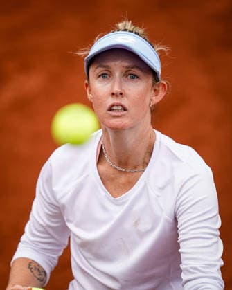 WTA125 Istanbul Open - Day Three Storm Hunter of Australia competes against Polina Iatcenko during the round of 32 match at the Istanbul Open at the Turkish Tennis Federation Training Center in Istanbul, Turkey, on May 4, 2026. Istanbul Istanbul Turkey  Copyright: xYagizxGurtugx originalFilename:gurtug-wta125is260504_npQrc.jpg