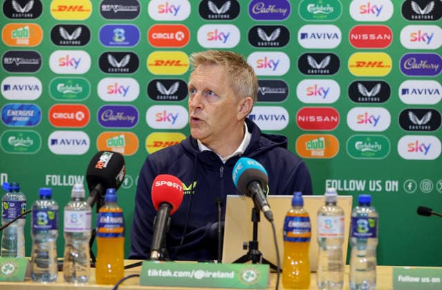 Football, Ireland national team, Press conference