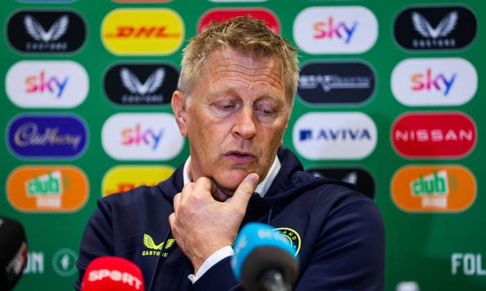 Republic of Ireland Squad Announcement, FAI HQ, Abbotstown, Dublin 5 5 2026 Head Coach Heimir Hallgrimsson Heimir Hallgrimsson 5 5 2026  Copyright: x INPHO RyanxByrnex RB2_8989