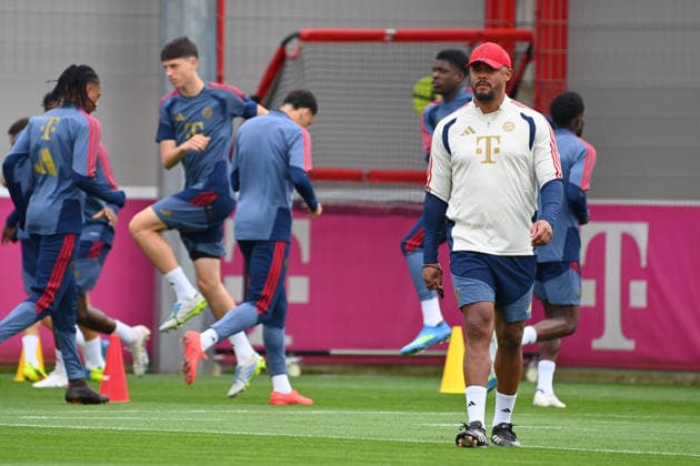 Coach Vincent KOMPANY Bayern Muenchen final training on 05 05 2026 before the Champions League semi-final FC Bayern Muenchen Paris Saint Germain PSG