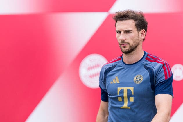 MUNICH, GERMANY - MAY 5: Leon Goretzka (FC Bayern Muenchen, 8) during the training session before the match between FC Bayern Muenchen vs Paris Saint-Germain at Trainingsgelaende an der Saebenerstr. on matchday -1 of the UEFA Champions League Semi Final on May 5, 2026 in Munich, Germany. Bavaria Germany Copyright: xSteffiexWunderlx