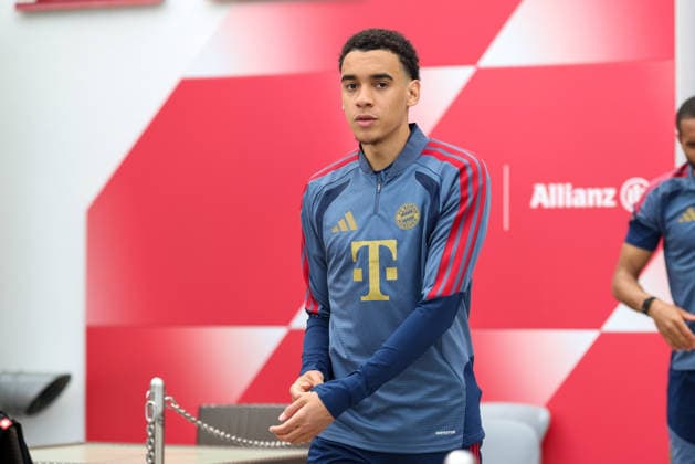 Jamal Musiala FC Bayern Muenchen, 10 on the way to training, GER, final training, FC Bayern Muenchen, football, UEFA Champions League, semi-final, second leg, 2025 2026 season, 05 05 2026, GER, final training, FC Bayern Muenchen, football, UEFA Champions League, semi-final, second leg, 2025 2026 season, 05 05 2026 Muenchen Copyright: xEibner-Pressefoto JennixMaulx EP_JML