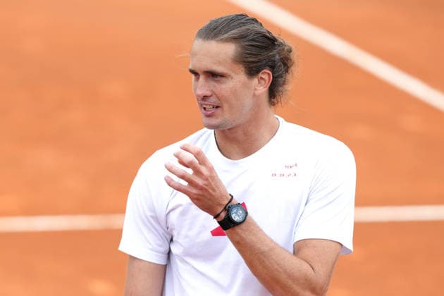 Alexander Zverev of Germany during a training session at the Internazionali BNL d Italia 2026 tennis tournament at Foro Italico in Rome, Italy on May, 5, 2026. AntoniettaxBaldassarre