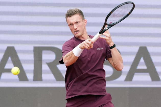 Jiri Lehecka of Czechoslovakia during a training session at the Internazionali BNL d Italia 2026 tennis tournament at Foro Italico in Rome, Italy on May, 5, 2026. AntoniettaxBaldassarre
