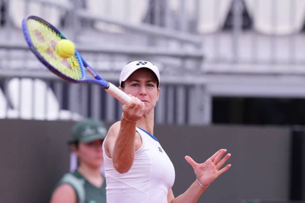 Anna Bondar (HUN) during the match between Anna Bondar (HUN) and Qinwen Zheng (CHN) at the Italian Open in Rome, Tuesday, May 5, 2026. (Alfredo Falcone LaPresse)  Copyright: xAlfredoxFalcone LaPressex