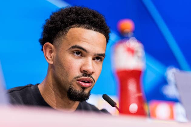 MUNICH, GERMANY - MAY 5: Warren Zaire-Emery (Paris Saint-Germain, 33) during the press conference, PK, Pressekonferenz of Paris Saint-Germain before the match between FC Bayern Muenchen vs Paris Saint-Germain at Allianz Arena on matchday -1 of the UEFA Champions League Semi Final on May 5, 2026 in Munich, Germany. Bavaria Germany Copyright: xSteffiexWunderlx