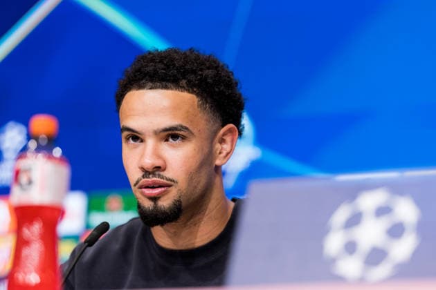 MUNICH, GERMANY - MAY 5: Warren Zaire-Emery (Paris Saint-Germain, 33) during the press conference, PK, Pressekonferenz of Paris Saint-Germain before the match between FC Bayern Muenchen vs Paris Saint-Germain at Allianz Arena on matchday -1 of the UEFA Champions League Semi Final on May 5, 2026 in Munich, Germany. Bavaria Germany Copyright: xSteffiexWunderlx