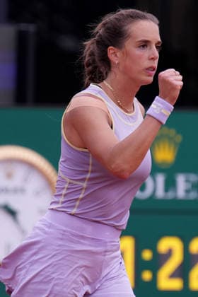Lucia Bronzetti (ITA) during the match between Lucia Bronzetti (ITA) vs McCartney Kessler (USA) at the Italian Open in Rome, Tuesday, May 5, 2026. (Alfredo Falcone LaPresse)  Copyright: xAlfredoxFalcone LaPressex