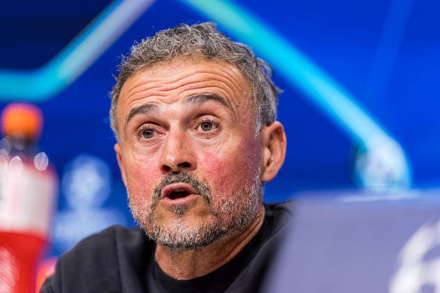 Football, CL, Paris St Germain, Press conference