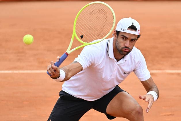 Matteo Berrettini in action during a training session ahead of the Internazionali BNL d Italia Day One at Foro Italico on May 5, 2026 in Rome, Italy.  Copyright: xDomenicoxCippitelli IPAxSportx xipa-agency.netx xx IPA_74457629 IPA_Agency_IPA74457629