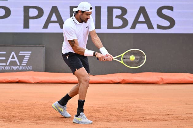 Matteo Berrettini in action during a training session ahead of the Internazionali BNL d Italia Day One at Foro Italico on May 5, 2026 in Rome, Italy.  Copyright: xDomenicoxCippitelli IPAxSportx xipa-agency.netx xx IPA_74457671 IPA_Agency_IPA74457671