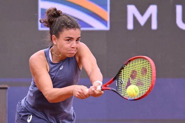 Jasmine Paolini in action during a training session ahead of the Internazionali BNL d Italia Day One at Foro Italico on May 5, 2026 in Rome, Italy.  Copyright: xDomenicoxCippitelli IPAxSportx xipa-agency.netx xx IPA_74457689 IPA_Agency_IPA74457689