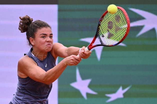 Jasmine Paolini in action during a training session ahead of the Internazionali BNL d Italia Day One at Foro Italico on May 5, 2026 in Rome, Italy.  Copyright: xDomenicoxCippitelli IPAxSportx xipa-agency.netx xx IPA_74457695 IPA_Agency_IPA74457695