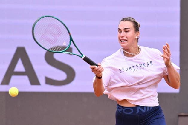 Aryna Sabalenka in action during a training session ahead of the Internazionali BNL d Italia Day One at Foro Italico on May 5, 2026 in Rome, Italy.  Copyright: xDomenicoxCippitelli IPAxSportx xipa-agency.netx xx IPA_74457702 IPA_Agency_IPA74457702