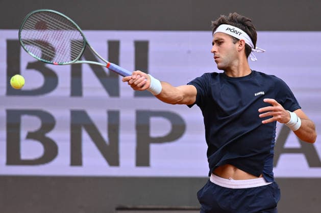 Tomas Martin Etcheverry of Argentina in action during a training session ahead of the Internazionali BNL d Italia Day One at Foro Italico on May 5, 2026 in Rome, Italy.  Copyright: xDomenicoxCippitelli IPAxSportx xipa-agency.netx xx IPA_74457711 IPA_Agency_IPA74457711