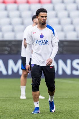 MUNICH, GERMANY - MAY 5: Warren Zaire-Emery (FC Paris Saint-Germain, 33) during training of Paris Saint-Germain before the match between FC Bayern Muenchen vs Paris Saint-Germain at Allianz Arena on matchday -1 of the UEFA Champions League Semi Final on May 5, 2026 in Munich, Germany. Bavaria Germany Copyright: xSteffiexWunderlx