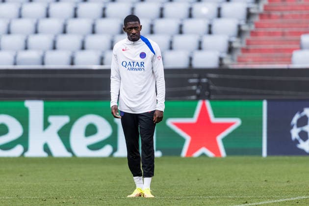 MUNICH, GERMANY - MAY 5: Ousmane Dembele (FC Paris Saint-Germain, 10) during training of Paris Saint-Germain before the match between FC Bayern Muenchen vs Paris Saint-Germain at Allianz Arena on matchday -1 of the UEFA Champions League Semi Final on May 5, 2026 in Munich, Germany. Bavaria Germany Copyright: xSteffiexWunderlx