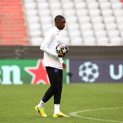 May 5, 2026, Munich, Bavaria, Germany: OUSMANE DEMBELE of Paris Saint-Germain during the last training session ahead of the UEFA Champions League 2025 26 Semi-final Leg 2 game against Bayern Munich at the Allianz Arena in Munich, Germany. Munich Germany - ZUMAc179 20260505_zep_c179_083 Copyright: xMickaelxChavetx