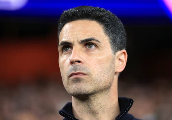 Arsenal FC v Atletico de Madrid - UEFA Champions League 2025 26 Semi Final Second Leg Mikel Arteta, Manager of Arsenal portrait before the UEFA Champions League 2025 26 Semi Final Second Leg match between Arsenal FC and Atletico de Madrid at Arsenal Stadium on May 5, 2026 in London, England. WARNING! This Photograph May Only Be Used For Newspaper And Or Magazine Editorial Purposes. May Not Be Used For Publications Involving 1 player, 1 Club Or 1 Competition Without Written Authorisation From Football DataCo Ltd. For Any Queries, Please Contact Football DataCo Ltd on +44 (0) 207 864 9121 London Arsenal Stadium England United Kingdom Copyright: xAllstarxPicturexLibraryxLtdx
