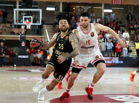 Basketball, EuroLeague, AS Monaco - Olympiakos Piraeus