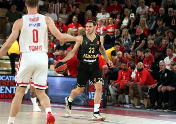 MONACO-OLYMPIAKOS BASKET EUROLIGUE PHOTOPQR NICE MATIN Jean François Ottonello ; Monaco ; 05 05 2026 ; AS Monaco vs Olympiakos - Quart de finale Euroligue de basket match 3 - 22 Terry Tarpey Monaco France  Copyright: xPHOTOPQR NICExMATIN MAXPPPxJeanxFrançoisxOttonellox 20260505NIM8980 20260505NIM8980