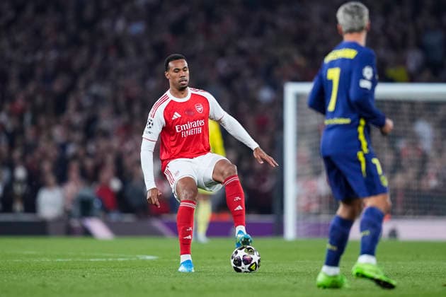 May 5, 2026, London, London, England: Gabriel of Arsenal FC in action during the UEFA Champions League 2025 26 Semi Final Second Leg match between Arsenal FC and Atletico de Madrid at Emirates Stadium on May 05, 2026, in London, England. Arsenal FC V Atletico De Madrid - UEFA Champions League 2025 26 Semi Final Second Leg  - ZUMAa181 20260505_zaa_a181_073 Copyright: xDennisxAgyemanx