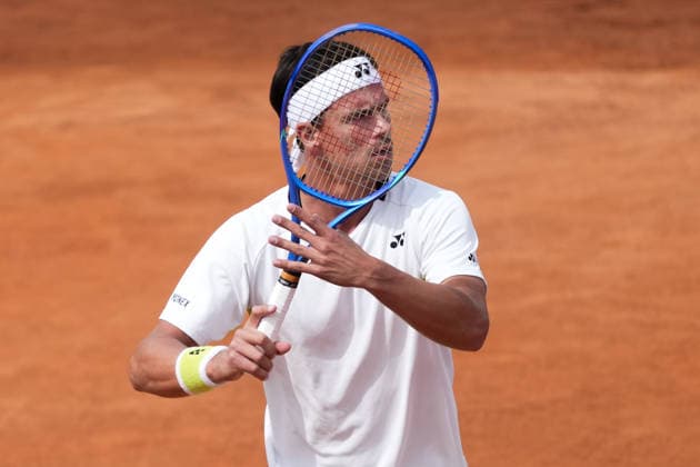 Daniel Altmaier of Germany during the match against Zhizhen Zhang of China at the Internazionali BNL d Italia 2026 tennis tournament at Foro Italico in Rome, Italy on May, 6, 2026. AntoniettaxBaldassarre