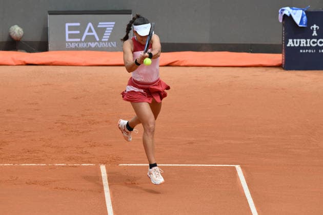 TENNIS - Internazionali di Tennis - Internazionali BNL d Italia Lucrezia Stefanini ITA in action during the Women s Singles match at the Internazionali BNL d Italia at Foro Italico in Rome. during the match of Italian Open Tennis, Day 3 at the Foro Italico on May 6, 2026 in Rome, Italy. during Internazionali BNL d Italia, International Tennis match in Rome, Italy, May 06 2026 Rome Italy  Copyright: xIPAxSport ABACAx