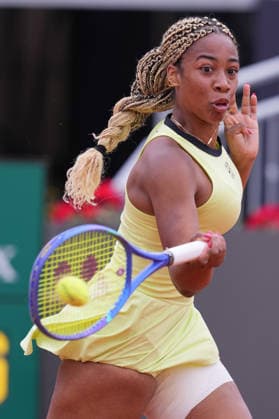 Tyra Caterina Grant (ITA) during the match between Lisa Pigato (ITA) vs Tyra Caterina Grant (ITA) at the Italian Open in Rome, Wednesday, May 6, 2026. (Alfredo Falcone LaPresse)  Copyright: xAlfredoxFalcone LaPressex