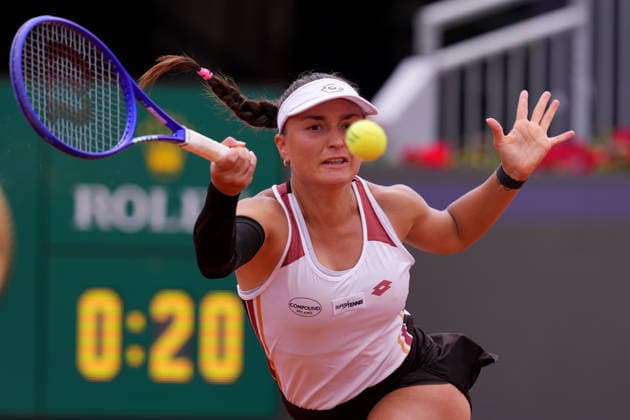 Lisa Pigato (ITA) during the match between Lisa Pigato (ITA) vs Tyra Caterina Grant (ITA) at the Italian Open in Rome, Wednesday, May 6, 2026. (Alfredo Falcone LaPresse)  Copyright: xAlfredoxFalcone LaPressex