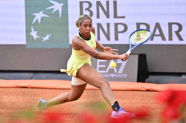 TENNIS - Internazionali di Tennis - Internazionali BNL d Italia Tyra Caterina Grant of Italy in action against Lisa Pigato of Italy during the Internazionali BNL d Italia Day Two at Foro Italico on May 6, 2026 in Rome, Italy. Rome Italy  Copyright: xIPAxSport ABACAx