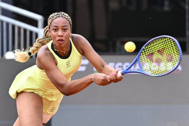 TENNIS - Internazionali di Tennis - Internazionali BNL d Italia Tyra Caterina Grant of Italy in action against Lisa Pigato of Italy during the Internazionali BNL d Italia Day Two at Foro Italico on May 6, 2026 in Rome, Italy. Rome Italy  Copyright: xIPAxSport ABACAx