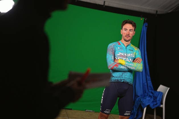 Italy™s Alberto Bettiol of XDS Astana Team during the teams presentation ahead of the Giro d™Italia cycling race in Burgas. The race starts on Friday, May 8, with the first stage over 160 km, from Nessebar to Burgas, Bulgaria - Wednesday, May 6, 2026. - cycling.  Copyright: xMarcoxAlpozzi LaPressex