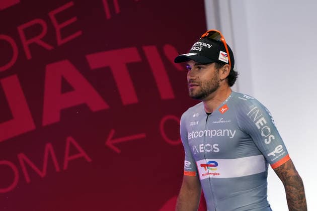 Italy™s Filippo Ganna of Netcompany Ineos during the teams presentation ahead of the Giro d™Italia cycling race in Burgas. The race starts on Friday, May 8, with the first stage over 160 km, from Nessebar to Burgas, Bulgaria - Wednesday, May 6, 2026. - cycling.  Copyright: xFabioxFerrarix xLaPressex