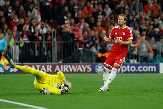 06 05 2026, xjrdrx, Football UEFA Champions League 1 2 Final, FC Bayern Muenchen Paris St Germain v l Matvey Safonov Paris St Germain Harry Kane FC Bayern Muenchen DFL DFB REGULATIONS PROHIBIT ANY USE OF PHOTOGRAPHS as IMAGE SEQUENCES and or QUASI VIDEO Muenchen