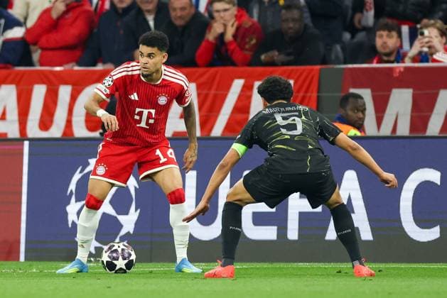 Luis Diaz of Bayern Munich Bayern Munich v Paris Saint-Germain, UEFA Champions League, Semi Final, Second Leg, Football, Allianz Arena, Munich, UK - 06 May 2026Munich Allianz Arena United Kingdom EDITORIAL USE ONLY No use with unauthorised audio, video, data, fixture lists, club league logos or live services. Online in-match use limited to 120 images, no video emulation. No use in betting, games or single club league player publications. Copyright: xChristianxKolbert Shutterstockx 16861474u